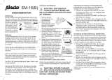 Alecto EM-16 Benutzerhandbuch