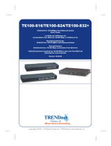 Trendnet TE100-S32plus Benutzerhandbuch