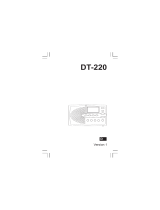Sangean DT-220A Bedienungsanleitung