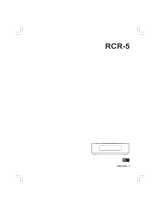Sangean RCR-5 Benutzerhandbuch
