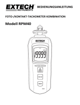 Extech Instruments RPM40 Benutzerhandbuch