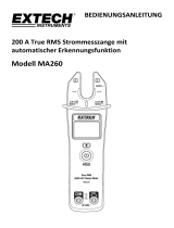 Extech Instruments MA260 Benutzerhandbuch