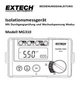Extech Instruments MG310 Benutzerhandbuch