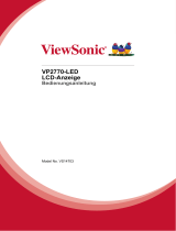 ViewSonic VP2770-LED Bedienungsanleitung
