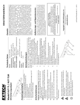 Extech Instruments AUT-TLM Benutzerhandbuch