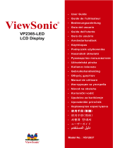 ViewSonic VP2365-LED Benutzerhandbuch