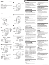 Sony ICD 30 Benutzerhandbuch