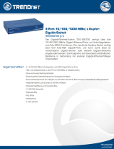 Trendnet TEG-S80TXE Datenblatt