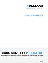 Freecom Hard Drive Dock Quattro Benutzerhandbuch
