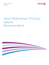 Xerox Wide Format 7742 Scanner Benutzerhandbuch