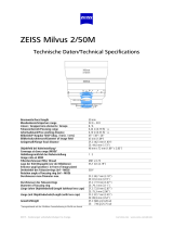 Zeiss Milvus 2/50M Datasheets