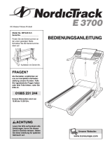 NordicTrack E 3700 Treadmill Benutzerhandbuch