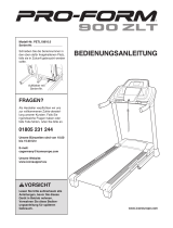Pro-Form 900 Zlt Treadmill Bedienungsanleitung