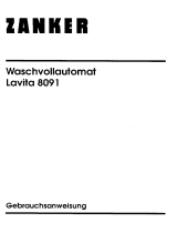 ZANKER LAVITA8091RS         Benutzerhandbuch