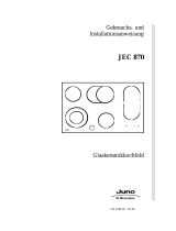 Juno JEC 870E Benutzerhandbuch