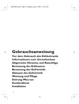 Bauknecht KGEA Symphony 335 Bedienungsanleitung