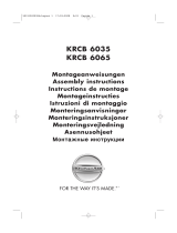 KitchenAid KRCB 6035 Installationsanleitung