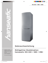 Bauknecht KG 296 + SI/1 Benutzerhandbuch