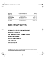 Bauknecht BSZ 5900 IN Benutzerhandbuch