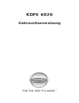 KitchenAid KDFX 6020 Bedienungsanleitung