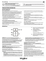 Whirlpool WAG HID 83F LE X Bedienungsanleitung