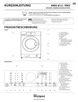Whirlpool AWG 812 S/PRO Daily Reference Guide
