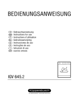 Bauknecht IGV 645.2 Benutzerhandbuch