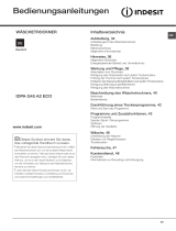 Indesit IDPA G45 A2 ECO (EU) Benutzerhandbuch
