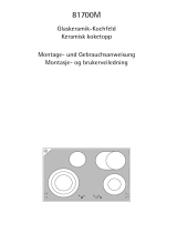 Aeg-Electrolux 81700M-MN82J Benutzerhandbuch