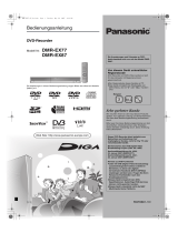 Panasonic DMREX87 Bedienungsanleitung