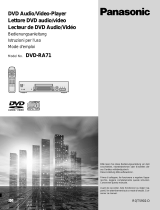 Panasonic DVDRA71 Bedienungsanleitung