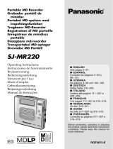 Panasonic SJMR220 Bedienungsanleitung