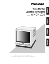 Panasonic WVCM1020 Bedienungsanleitung