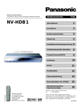 Panasonic NVHDB1 Bedienungsanleitung