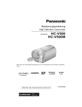 Panasonic HC-V500 Bedienungsanleitung