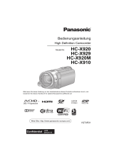 Panasonic HC-X929 Bedienungsanleitung