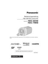 Panasonic HDC-TM40 Bedienungsanleitung