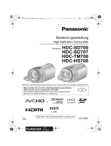 Panasonic HDC-TM700 Bedienungsanleitung
