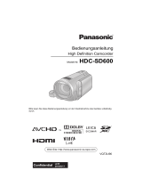 Panasonic HDCSD600 Bedienungsanleitung