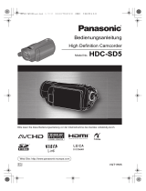 Panasonic hdc sd5eg k Bedienungsanleitung