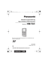 Panasonic HMTA1 Bedienungsanleitung