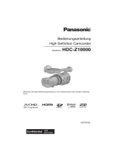 Panasonic HDCZ10000E Bedienungsanleitung