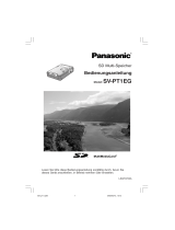 Panasonic SVPT1EG Bedienungsanleitung