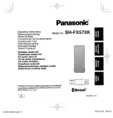 Panasonic SHFX570K Bedienungsanleitung