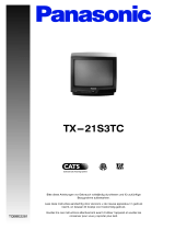 Panasonic TX-21S3TC Bedienungsanleitung