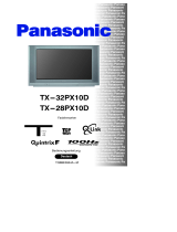 Panasonic TX28PX10D Bedienungsanleitung