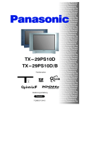 Panasonic TX29PS10D Bedienungsanleitung