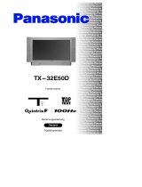 Panasonic TX32E50D Bedienungsanleitung