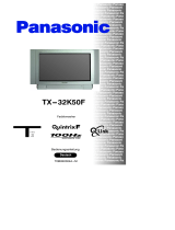 Panasonic TX32K50F Bedienungsanleitung