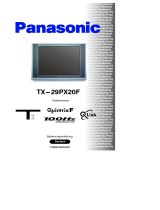 Panasonic TX29PX20F Bedienungsanleitung